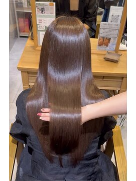 ブレンドバイハピネス(Blend by happiness) 髪質改善トリートメント　水素縮毛矯正　チョコレートブラウン