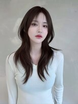 セブンルックス(7LOOKS) 【レイヤー】シルバーブラウン×セミロングレイヤーヘア