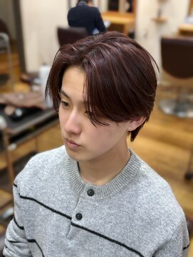 アリエッタ(aRietta) 【ブリーチ1回】ピンクブラウン×ナチュラルセンターパート