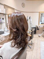 ヘアーズファイン(hair's fine) 30代40代50代◎小顔見せゆるふわレイヤーミディ