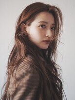 リル 茅ヶ崎(Liru:)&nbsp;くびれヘア/アプリコットオレンジ/ハイライトカラー/茅ヶ崎