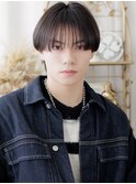 透明感ダークアッシュダウンバングショートa志木10代20代30代