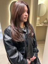 マキュムドオリ 並木通り(MAQUM)&nbsp;ラベンダーブラウン×レイヤーカット