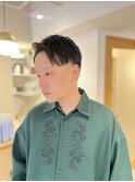 アップバングメンズ短髪ツーブロック／四条大宮／烏丸／京都