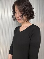 ヨロヘアー(YOLO hair) 大人女性 楽にスタイリング ボブパーマ デジタルパーマ