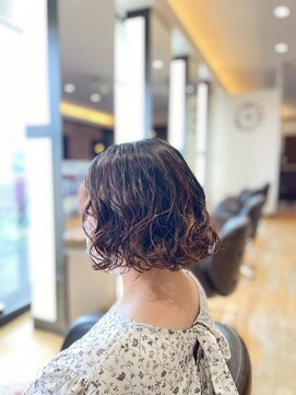ヴァンカウンシル 清須店(VANCOUNCIL) 大人女性の大人ボブ×ウェーブパーマ