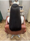 初めての縮毛矯正で朝が楽に♪