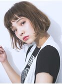 眉上バングでモード×クラシカルボブ【Killa原宿】