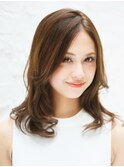 大人かわいいナチュラル大人ウェーブ