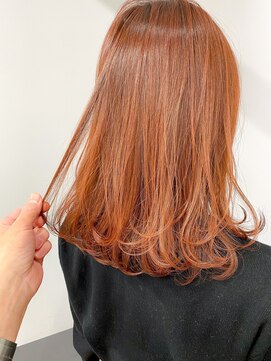 ジーナ 池袋(Zina) 【Zina池袋】イメチェン毛先パーマ耳かけ×フォギーベージュ