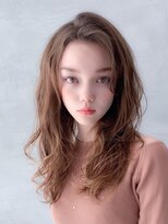 オースティン 門前仲町(AUSTIN)&nbsp;前髪かき上げイメチェンイヤリングカラーラベンダーカラーくびれ