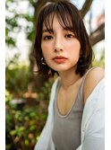 シルバーカラーサイドグラデーションスリークショート