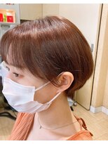 マニス(manis)&nbsp;ピレンジマニッシュショートスタイル明るめブラウン秋色カラー