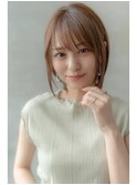 『AUSTIN』ダブルバングブランジュ×小顔ワンサイドショート
