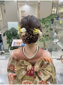 ルーズなシニヨンstyle
