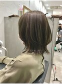 ★テラコッタオリーブ★ひし形ミディアム★