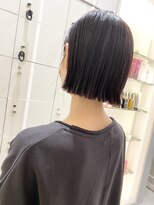 ネオリーブギンザ 銀座店(Neolive GINZA)&nbsp;外ハネ　ミニボブ　切りっぱなしボブ 【銀座/髪質改善/銀座駅】