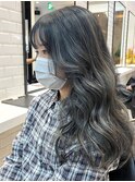 グレージュカラー/シルキーベージュ/韓国風ウェーブ[吉祥寺]