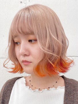 ベレーザ 渋谷(BELEZA) 4048ミルクティーアッシュ艶髪シルキーベージュハイトーンカラー