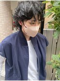 bibito ウルフカット　くるくるパーマ　ネオソバージュハンサム