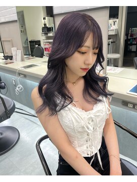 リリー(Lilley) (lilley内堀)韓国ヘア×ラベンダーカラー×透明感カラー