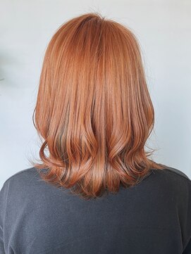 ヘアサロン リュッカ(Lycka) 【Ｌｙｃｋａ】オレンジ×インナーベージュ