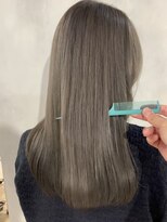 オリンテ バイ レシッド 表参道(orente by rcid)&nbsp;髪質改善韓国レイヤーカットワンカール/グレージュ/シアーカラー