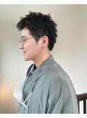 ベリーショート/メンズパーマ/スパイキー
