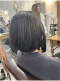 丸みボブ　透明感　トキオトリートメント　スロウカラー