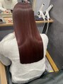 リト 天王寺阿倍野店(Retto:)&nbsp;髪質改善カラー×赤ツヤツヤ艶髪に♪