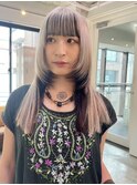 ダブルカラーベージュカラーケアブリーチカラーハイトーンカラー