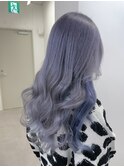 シルバーグレージュ×インナーブルー