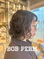 オーガニック リブ 川越(organic+live)&nbsp;春パーマヘルシースタイルショコラアッシュふんわり丸みカール