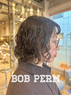 オーガニック リブ 川越(organic+live) 春パーマヘルシースタイルショコラアッシュふんわり丸みカール