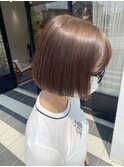 ボブ×ペールベージュ