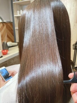 クロワ(croix) 酸性ストレート＋髪質改善トリートメント