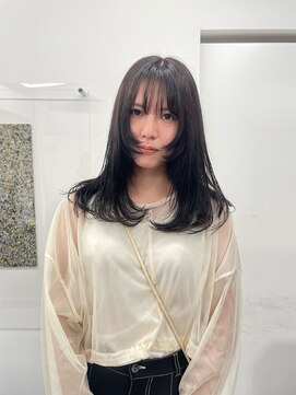 リスタバイスニップ(Lista by snip) 暗髪/顔周りレイヤー/抜け感/中崎町