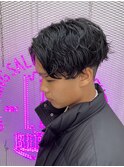 ニュアンスパーマ/韓国マッシュ/スパイキーショート/MEN'S