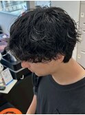 横浜シャドウパーマ緩めスパイラルパーマツイスパ波巻きパーマ◆