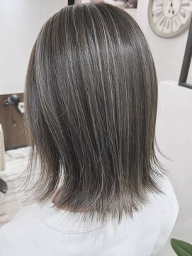 ベルヘアーデザイン 堺東(Belle hair Design) ハイライト切りっぱなしアディクシーカラー韓国風外国人風堺東