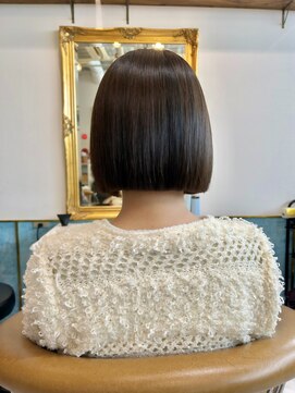 ロンドアベニール 北千住(Lond avenir) 暗めカラー/ボブ顔周り/前髪/レイヤー/髪質改善/縮毛矯正/北千住