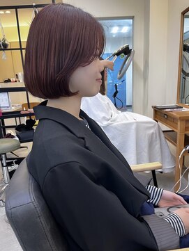 ヘアーポケット リタ(HAIR POCKET ritta) お悩み女子解決☆ボブ×赤髪