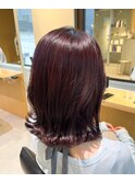 【Lei 林 碧】purple color×Bob hair