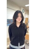 リングバイモアムー(Ring by Moremuu)&nbsp;レイヤーカット　アッシュグレー