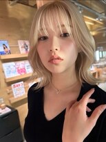 美容室 ビ フェスカ(B FESCA) くびれミディアム/ミルクティーベージュ/韓国風ヘア/20代