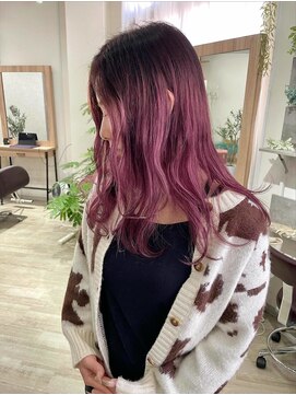 姫路/ピンクカラー/ブリーチ