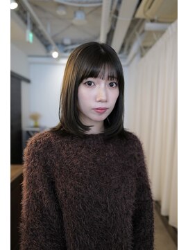 フェイバリットガーデン(favorite garden) 20代30代40代ブルーグレージュ顔まわりレイヤー