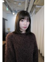 フェイバリットガーデン(favorite garden) 20代30代40代ブルーグレージュ顔まわりレイヤー
