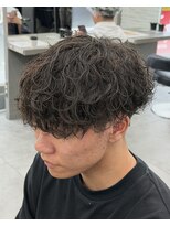 オーバルバイアピッシュ(OVARL by apish)&nbsp;波巻きパーマ/メンズパーマ人気スパイラルシャドウパーマ