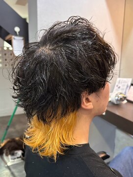 エクファ ヘア リゾート 大津 瀬田店(ex-fa hair resort) 着物ヘア/ダークアッシュ/ミディアムレイヤーカット/大津/瀬田